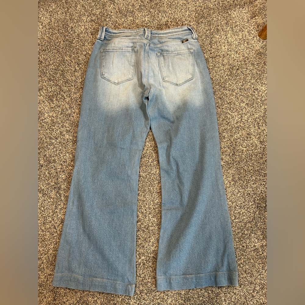 Kancan Classic Light Wash Women’s Wide-Leg Jeans size 13/30 - Picture 8 of 9